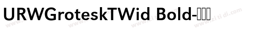 URWGroteskTWid Bold字体转换 URWGroteskTWid Bold字体转换